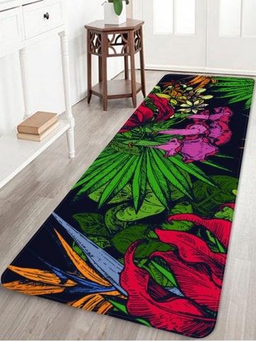Tropical Flowers CLA0510232RU Runner Rug