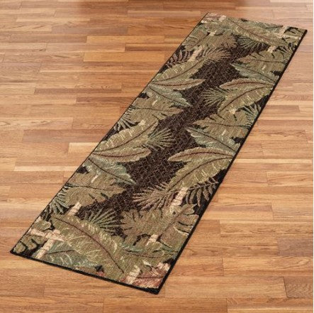 Tropical Leaf CLM2812117T Runner Rug