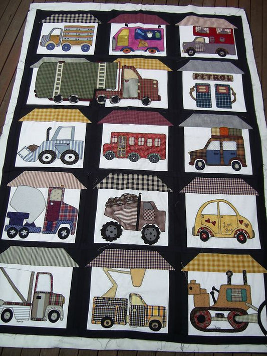 Truck CLA0710761Q Quilt Blanket