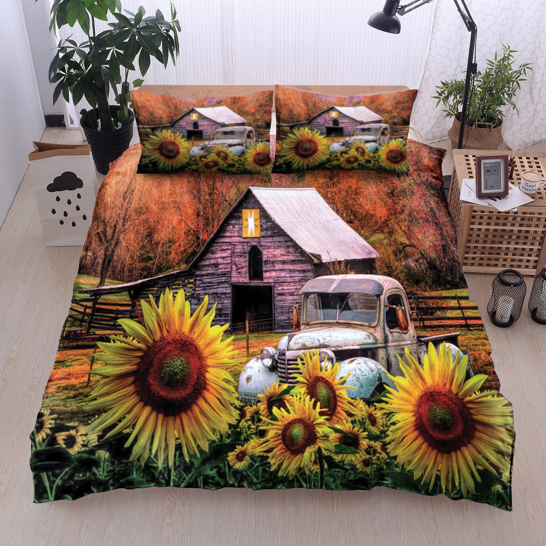 Truck Farm Sunflower Garden BT10100275B Bedding Sets