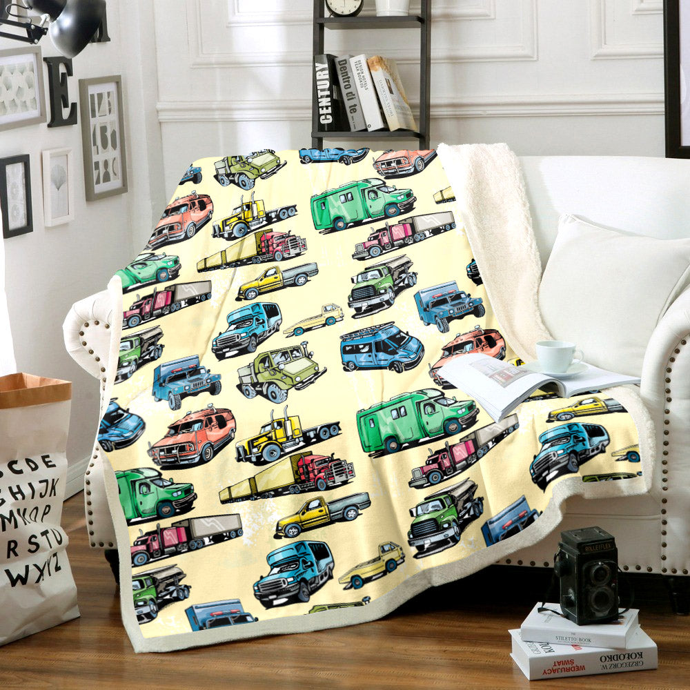 Truck NN1409113TT Sherpa Fleece Blanket