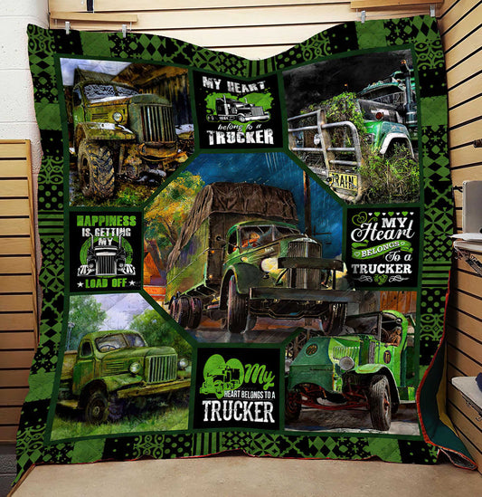 Trucker ND081101 Quilt Blanket