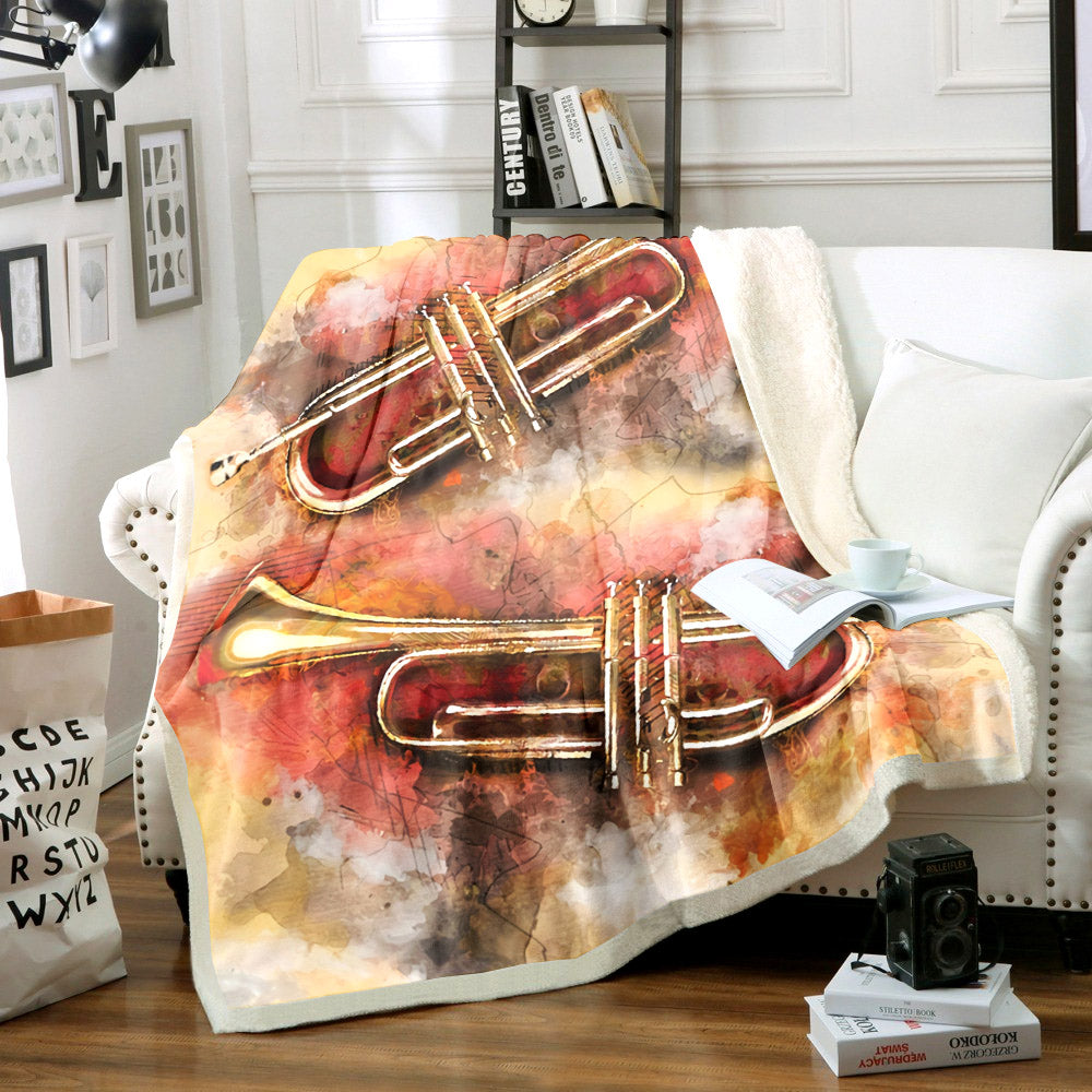 Trumpet TN1511097TT Sherpa Fleece Blanket