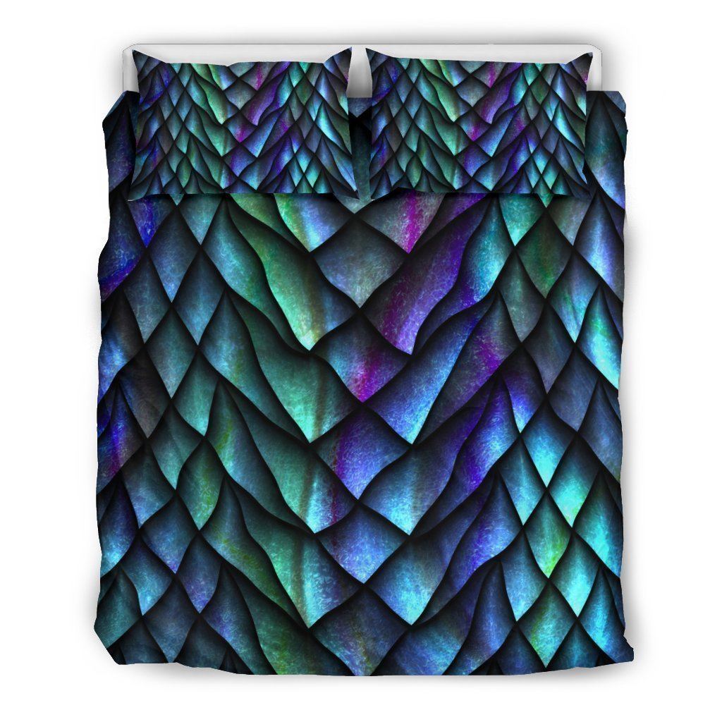 Turquoise Dragon Scales CL16100762MDB Bedding Sets