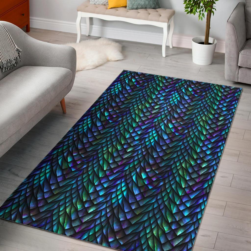 Turquoise Dragon Scales CL17100667MDR Rug