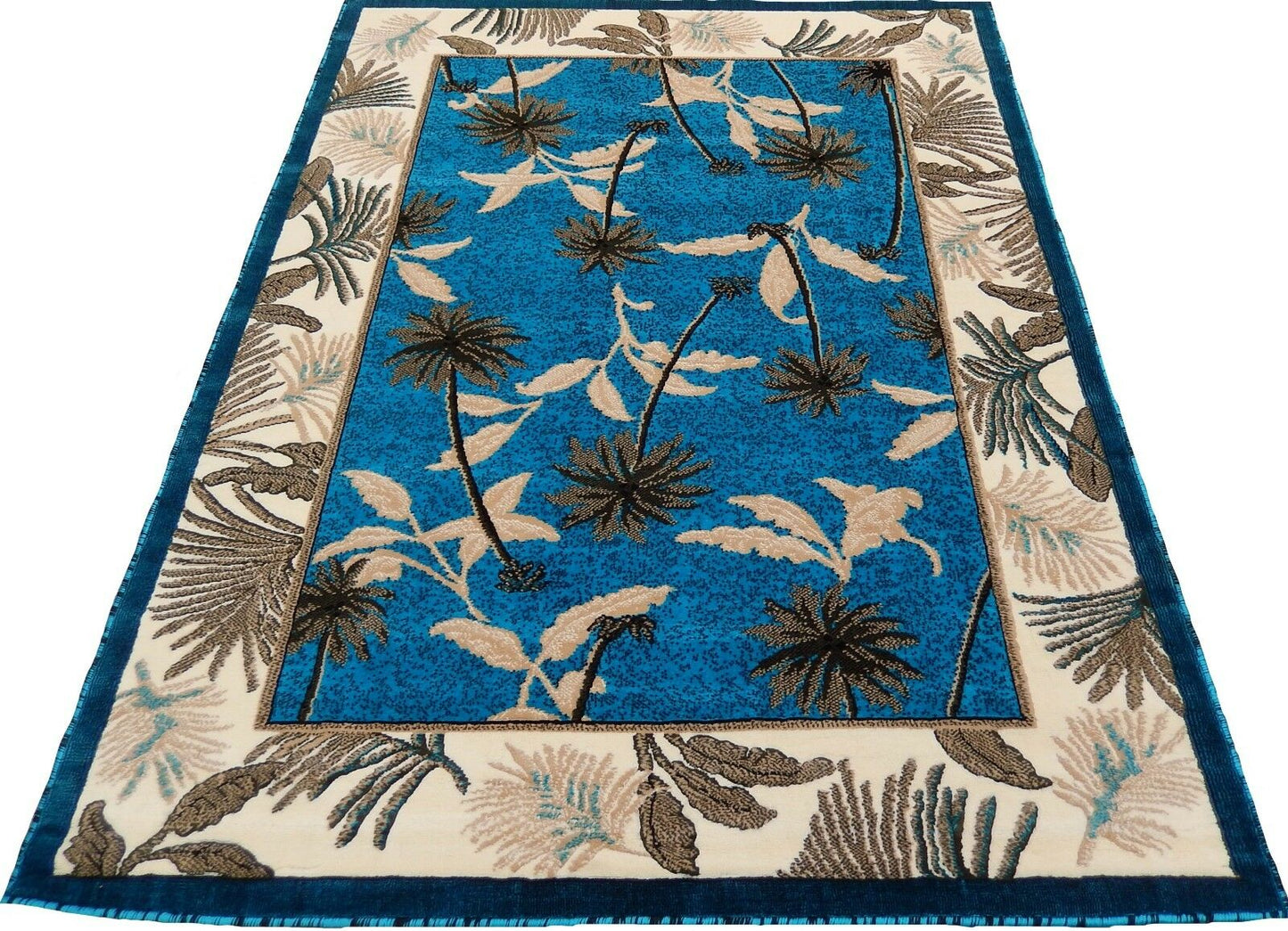 Turquoise Palm Tree CLM0310274M Rug