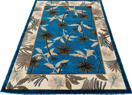 Turquoise Palm Tree CLM0310274M Rug