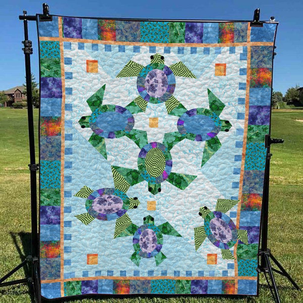 Turtle BI030707B TBG Quilt Blanket