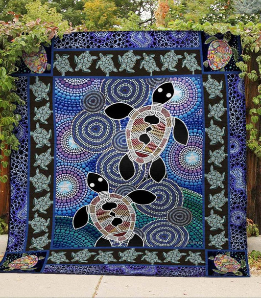 Turtle BI050802C TBG Quilt Blanket