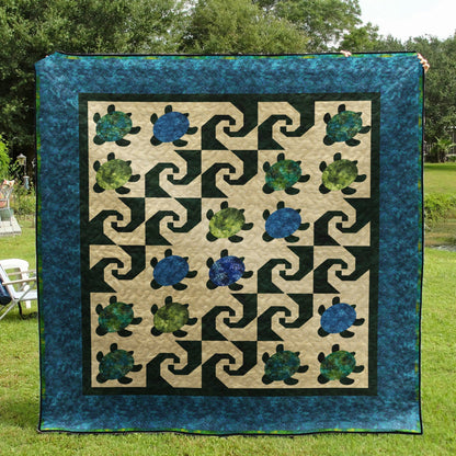 Turtle CL070624 Quilt Blanket