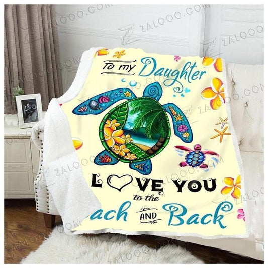 Turtle CL260890MDF Sherpa Fleece Blanket