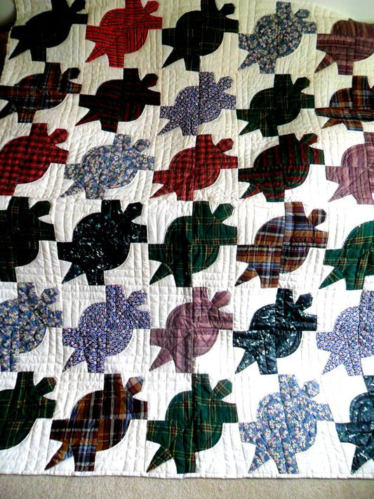 Turtle CLA1110505Q Quilt Blanket