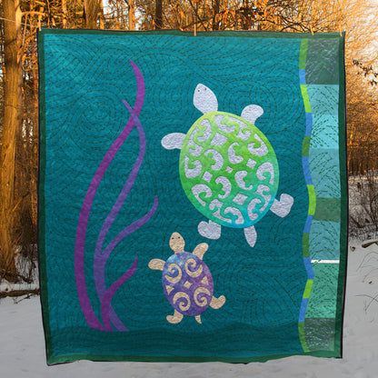 Turtle CLP280645 Quilt Blanket