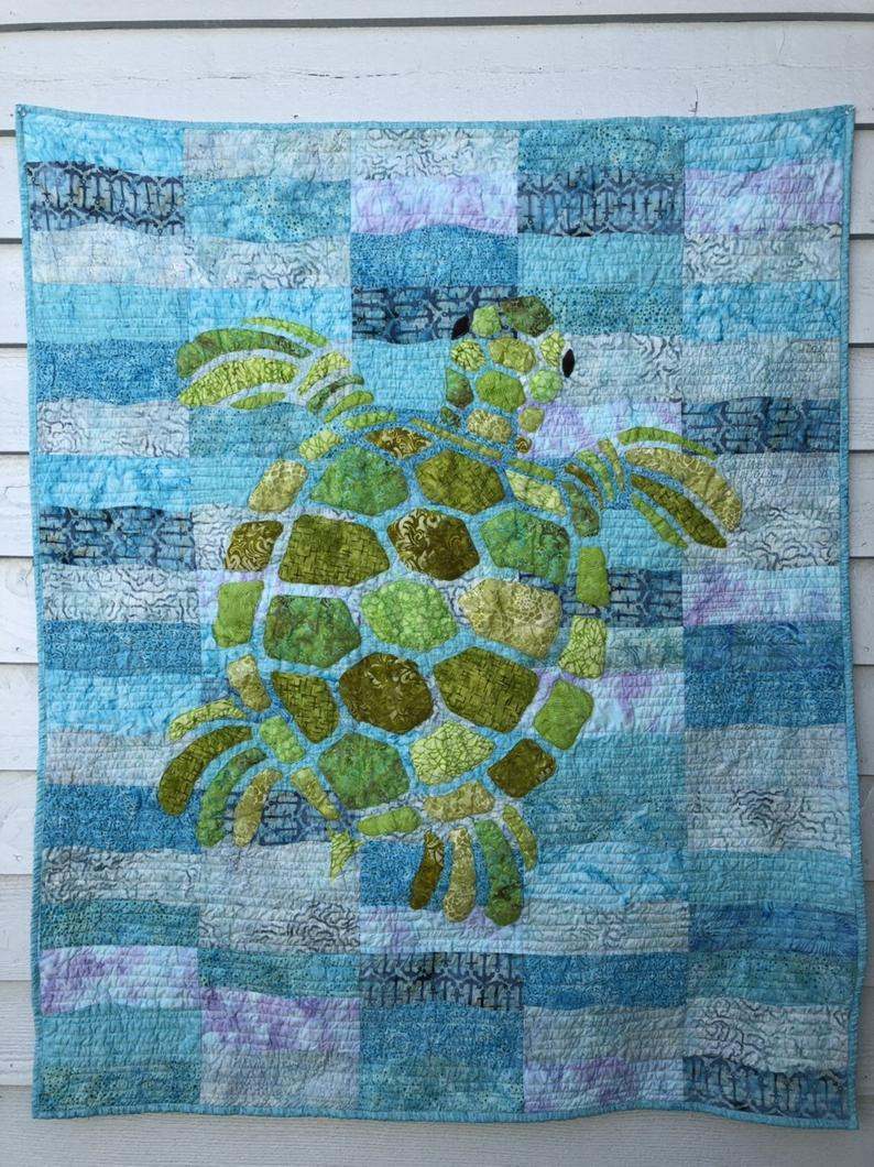 Turtle CLM170646 Quilt Blanket