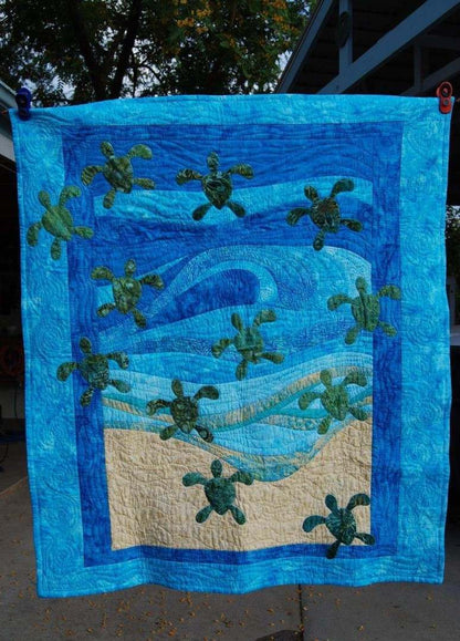 Turtle CLM180640 Quilt Blanket