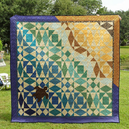 Turtle CLM1910134Q Quilt Blanket