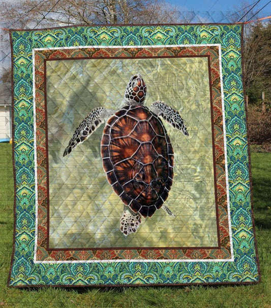 Turtle LI090703A TBG Quilt Blanket