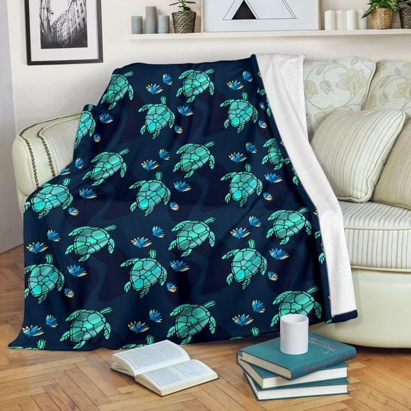 Turtle Love CL15100033MDF Sherpa Fleece Blanket