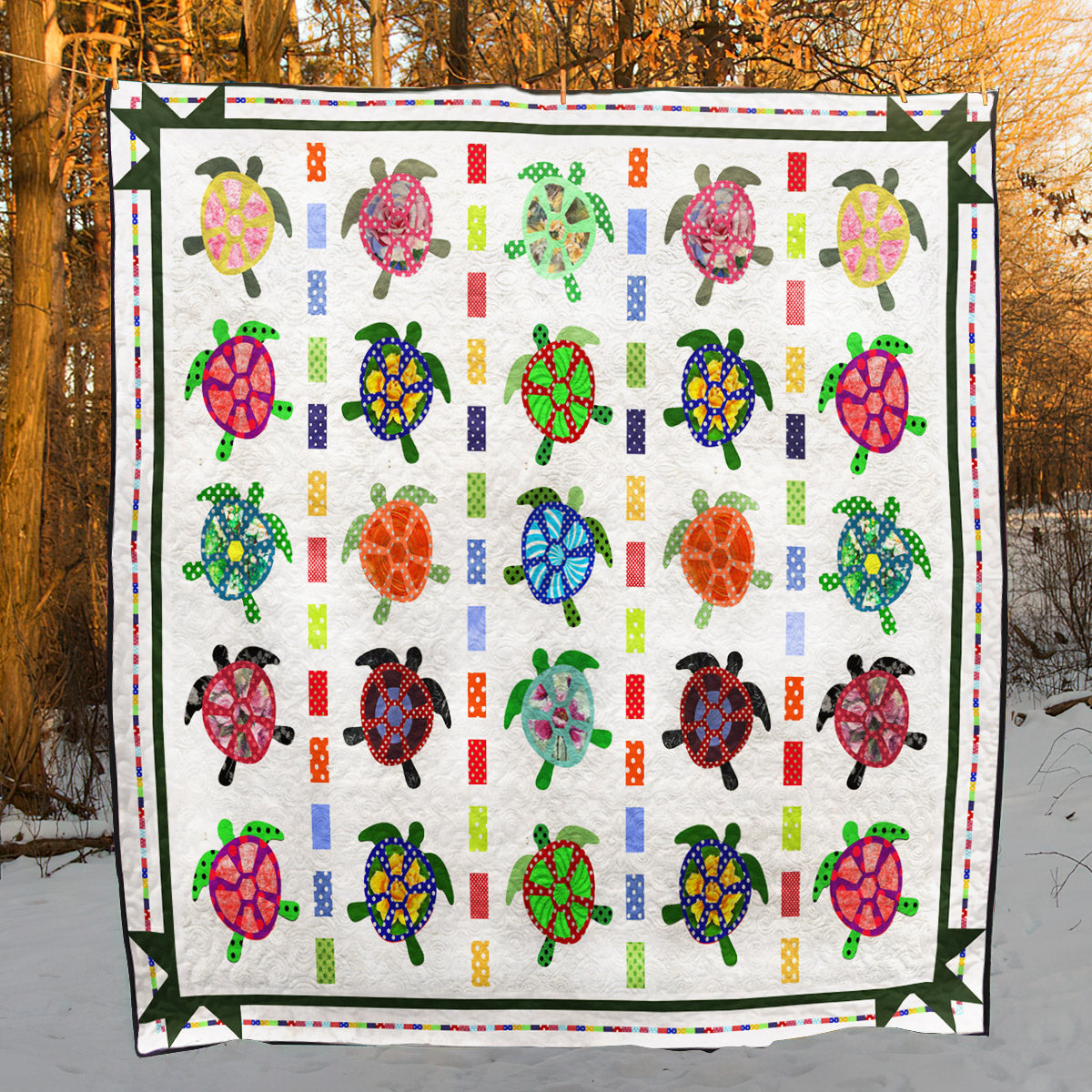 Turtle NA160702B TBG Quilt Blanket