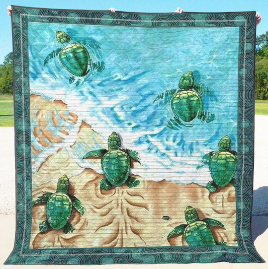 Turtle QH010803C TBG Quilt Blanket