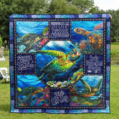 Turtle Quilt Blanket HT251004