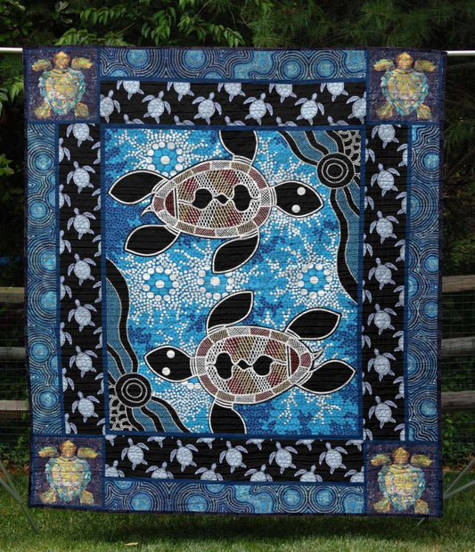 Turtle YE060704A Quilt Blanket