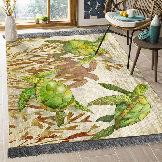 Turtle BT170905O Decorative Floor-cloth
