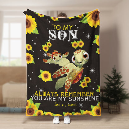 Turtle CL240892MD Sherpa Fleece Blanket