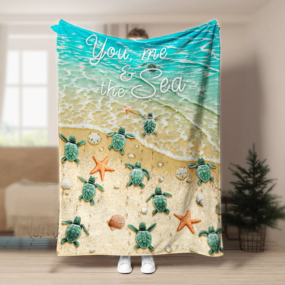 Turtle CL270860MDF Sherpa Fleece Blanket