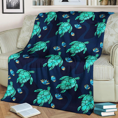 Turtle HM0809165TT Sherpa Fleece Blanket