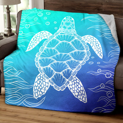 Turtle HT0709135TM Sherpa Fleece Blanket