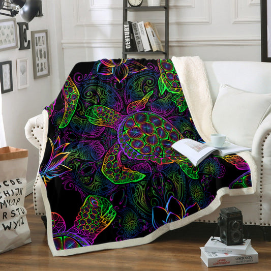 Turtle TT140826TM Sherpa Fleece Blanket