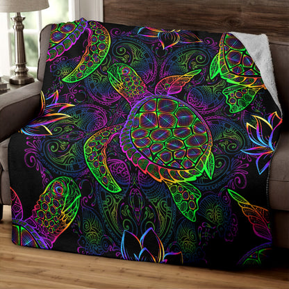 Turtle TT140826TM Sherpa Fleece Blanket