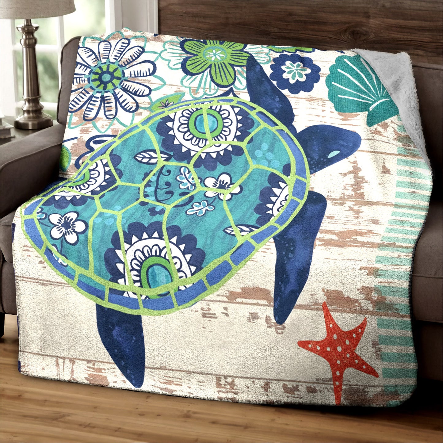 Turtle TT140827TT Sherpa Fleece Blanket