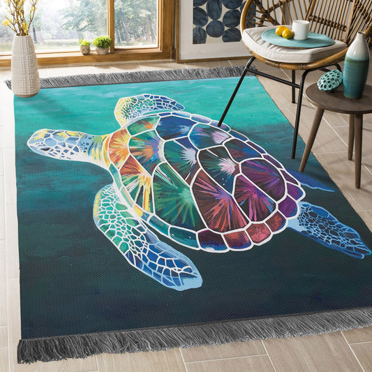 Turtle VD1110167O Decorative Floor-cloth