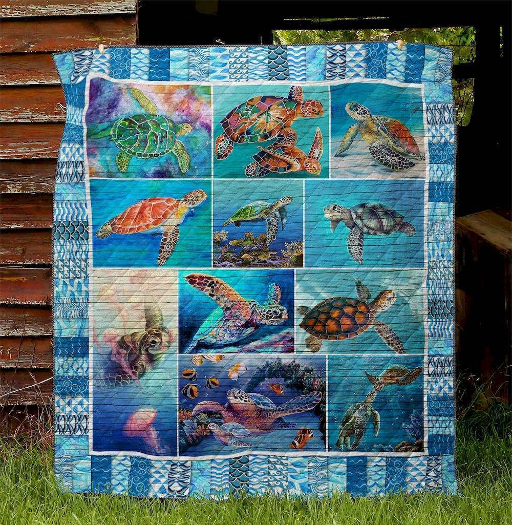 Turtles D9095 Quilt Blanket