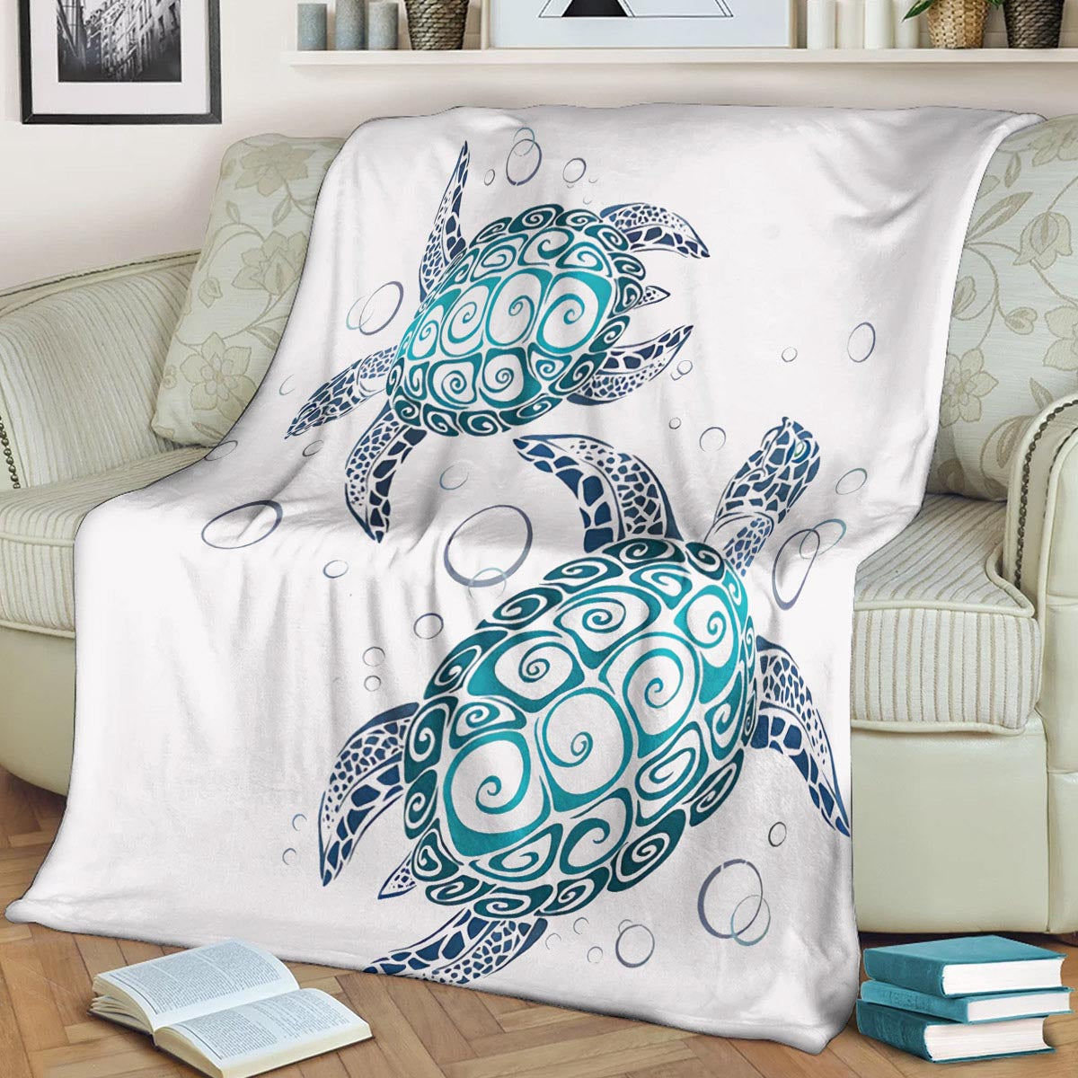 Turtles CLA21100237F Sherpa Fleece Blanket