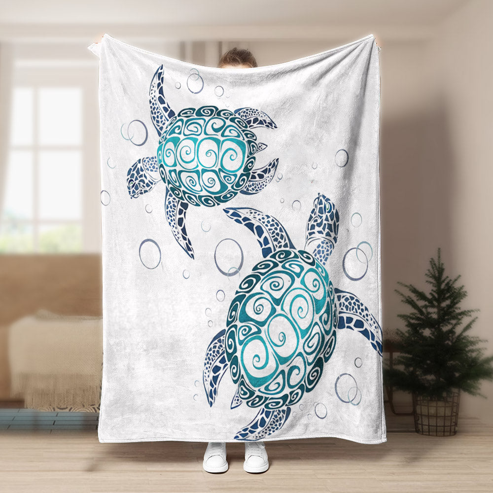 Turtles CLA21100237F Sherpa Fleece Blanket