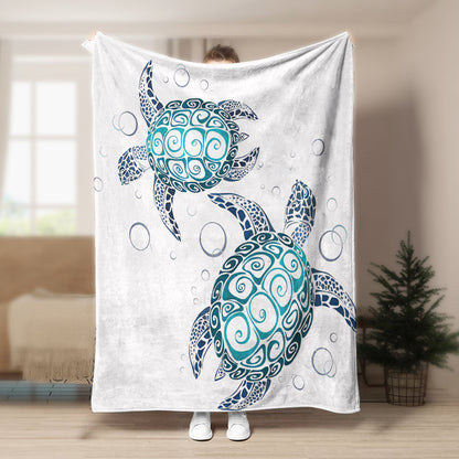 Turtles CLA21100237F Sherpa Fleece Blanket