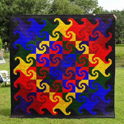 Twisted Quilt Blanket HN290603M