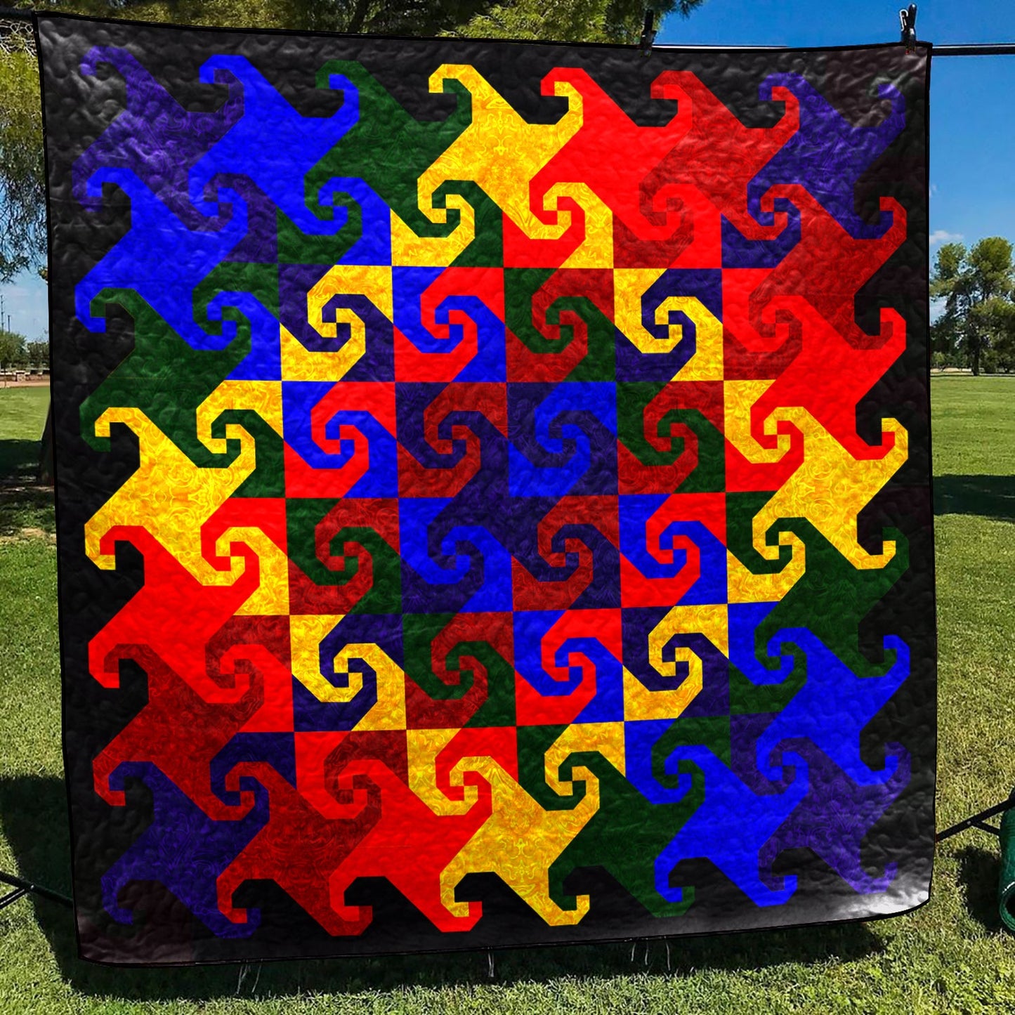 Twisted Quilt Blanket HN290603M