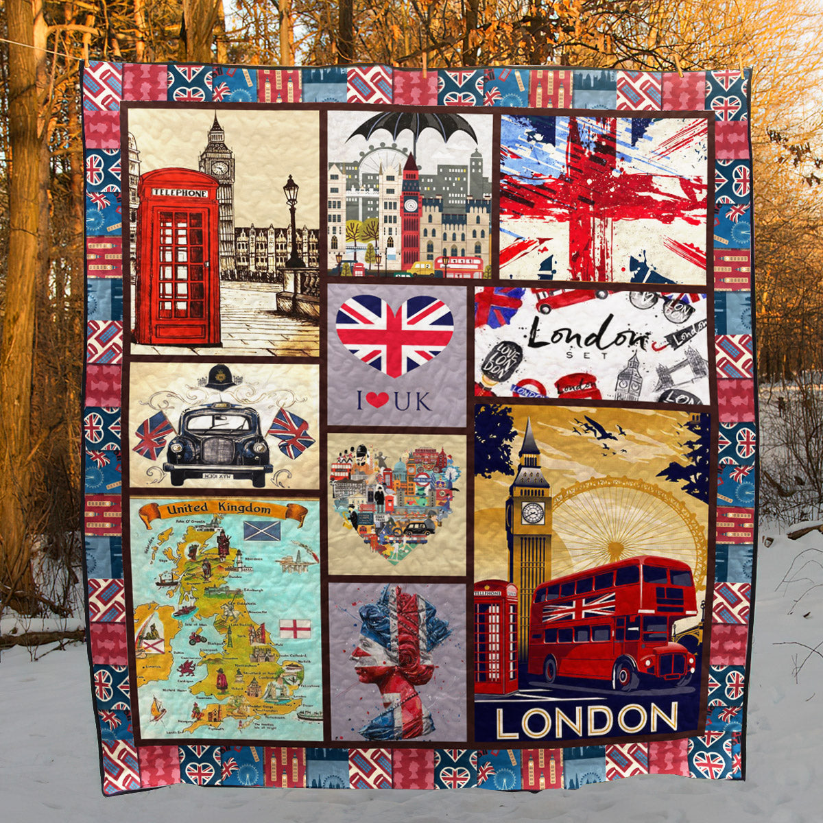 UK NG100705B TBG Quilt Blanket