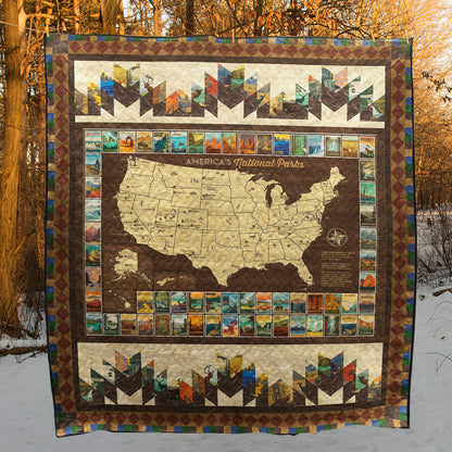 US National Park Quilt Blanket TL080604Y