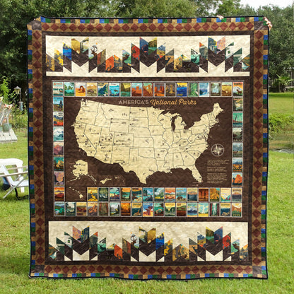 US National Park Quilt Blanket TL080604Y