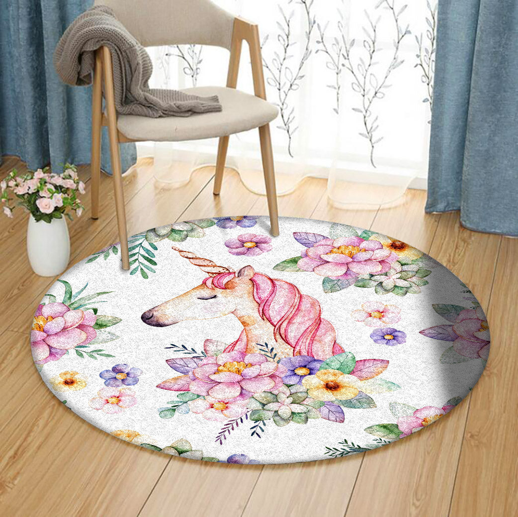 Unicorn CL070822MDC Round Area Rug