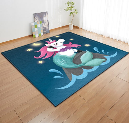 Unicorn Mermaid CL300985MDR Rug