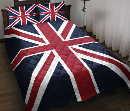 Union Jack Flag Quilt Bedding Set TM140902