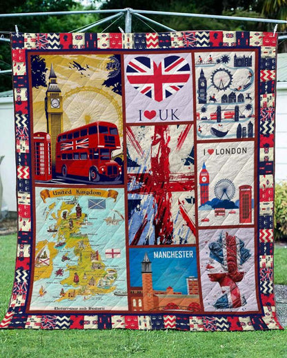 United Kingdom BI080709B TBG Quilt Blanket
