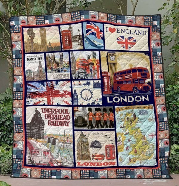 United Kingdom CL17123425MDQ Quilt Blanket