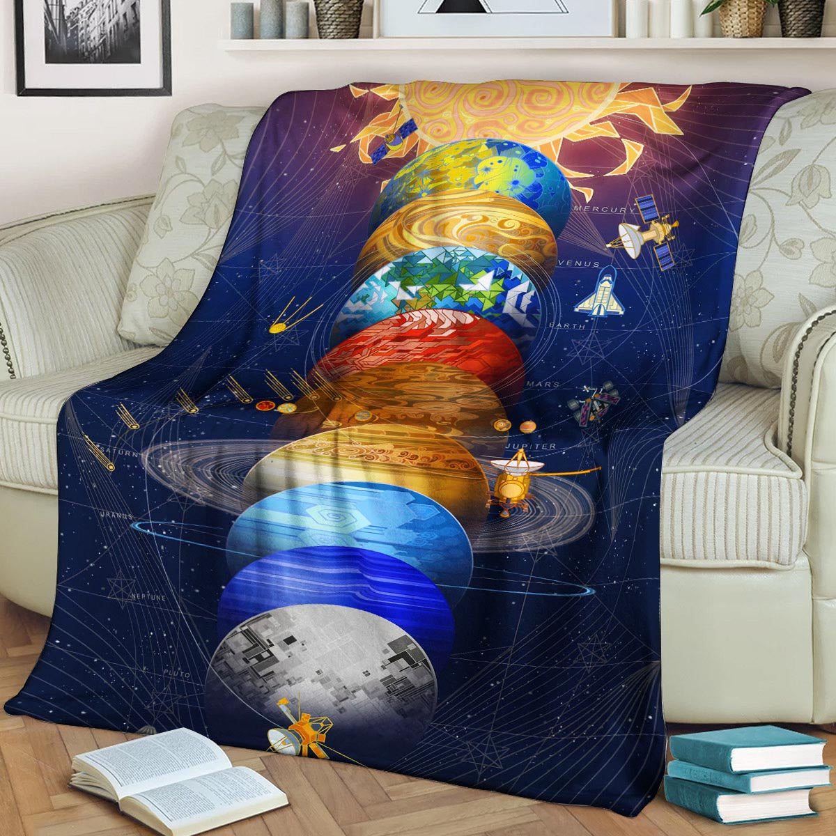 Universe DD070995F Sherpa Fleece Blanket